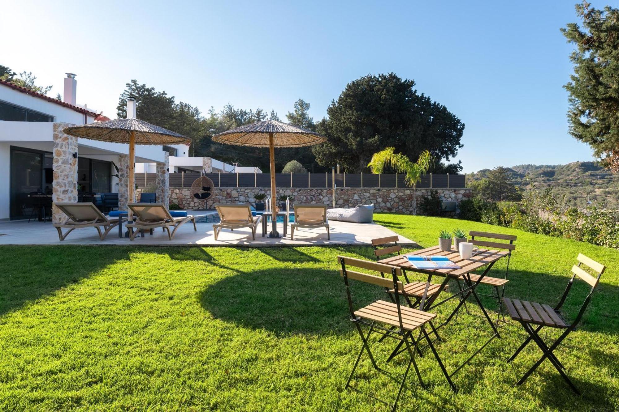 Aiora Luxury Villas Afantou Dış mekan fotoğraf