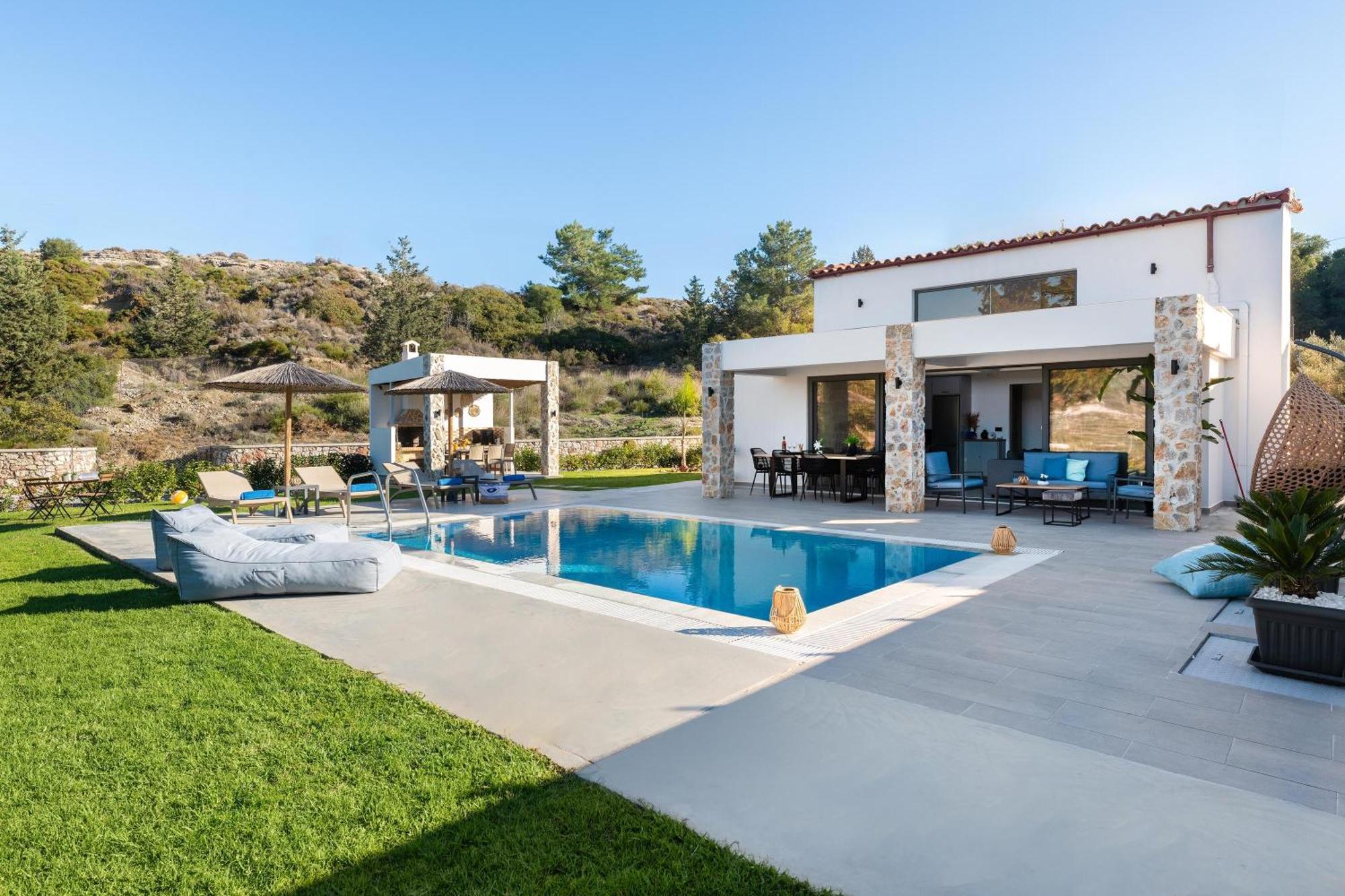 Aiora Luxury Villas Afantou Dış mekan fotoğraf