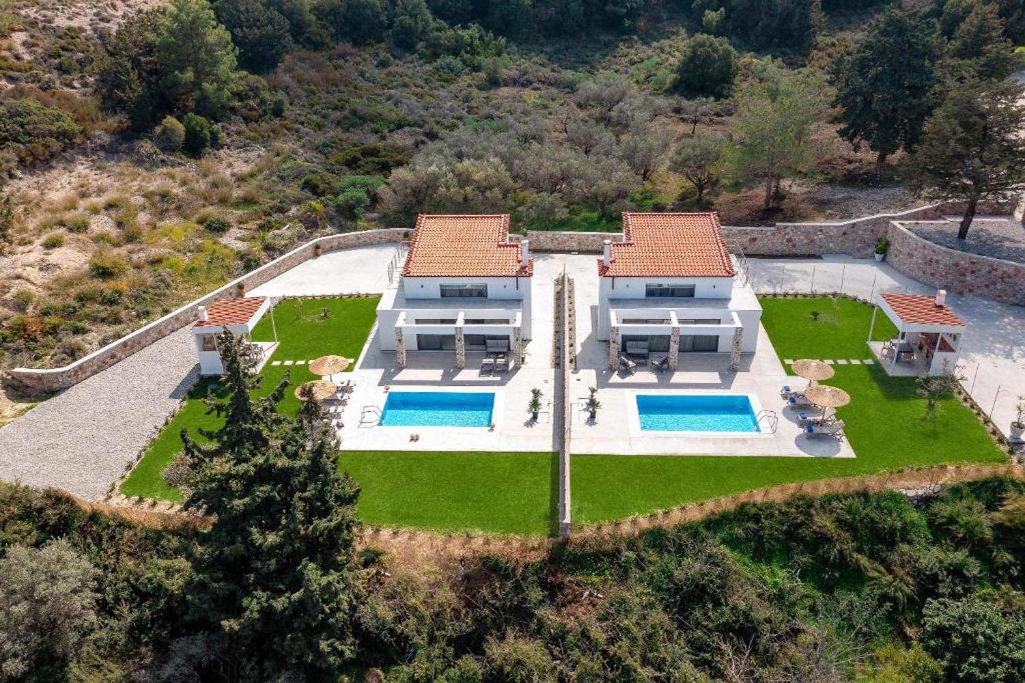 Aiora Luxury Villas Afantou Dış mekan fotoğraf